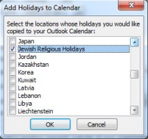 Jewish Religious Holidays